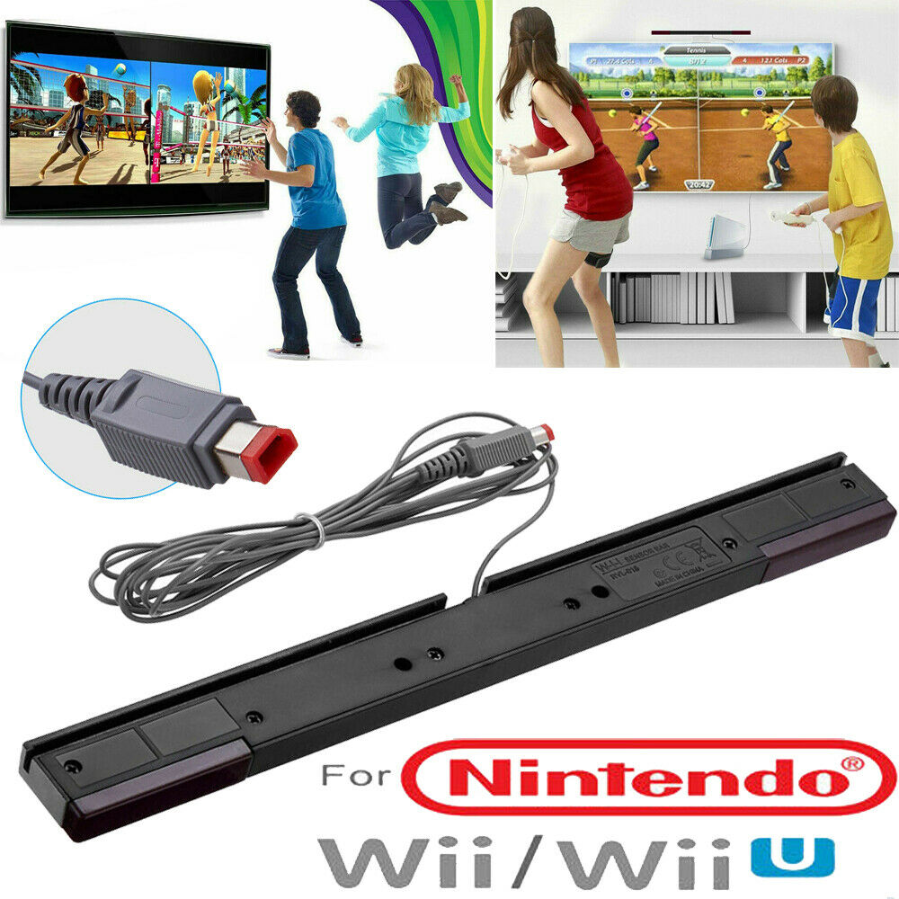 Sensor Bar For Nintendo Wii / Wii U System Controller Infrared Ir Rvl-014 Motion
