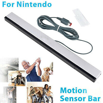Wired Remote Motion Sensor Bar Ir Infrared Ray Inductor For Nintendo Wii / Wii U