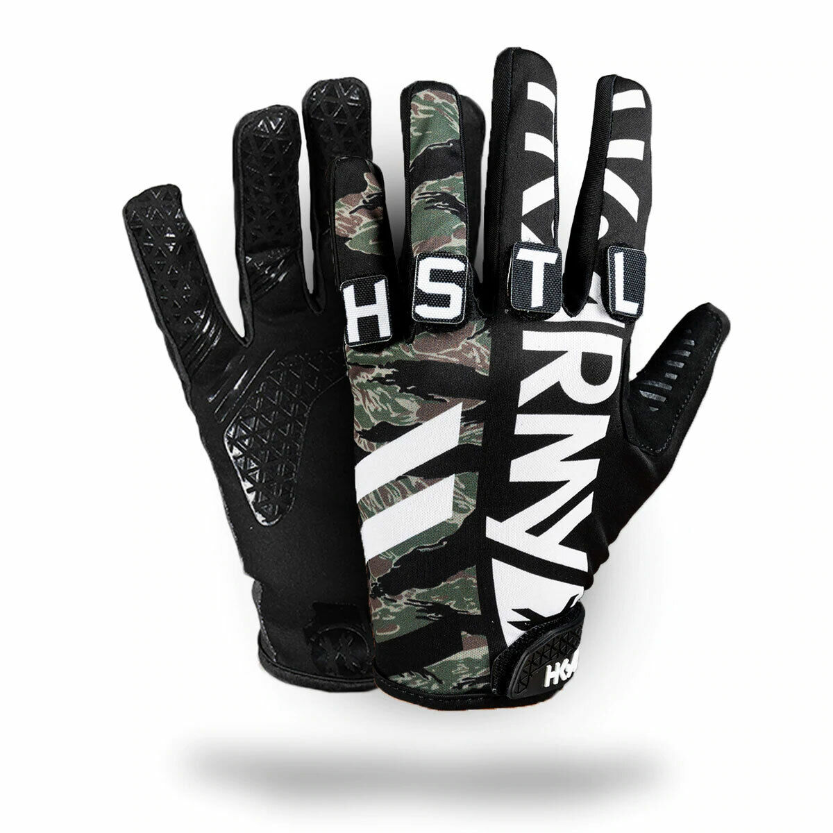 Hk Army "knucklez" Freeline Pro Glove Paintball Airsoft - Tigerstripe - Xl New