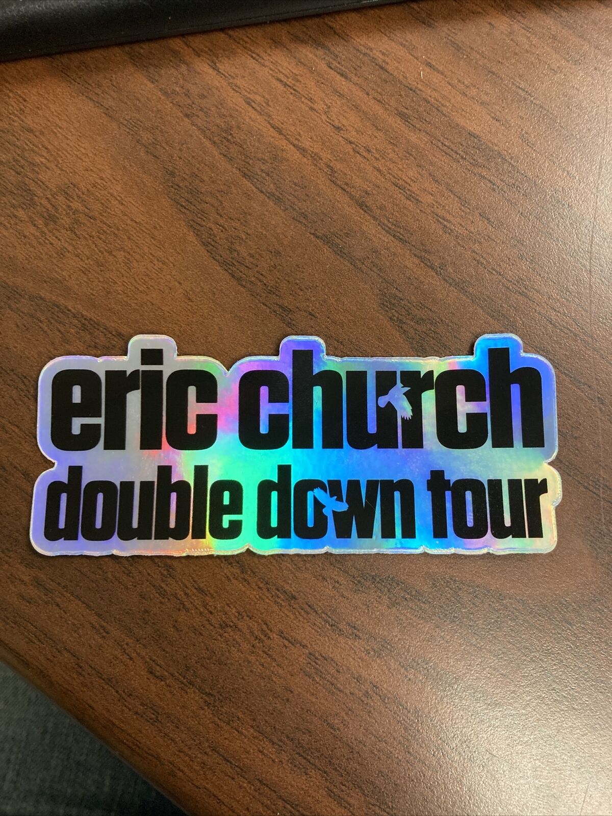 Eric Church Double Down Tour - Logo Hologram Sticker