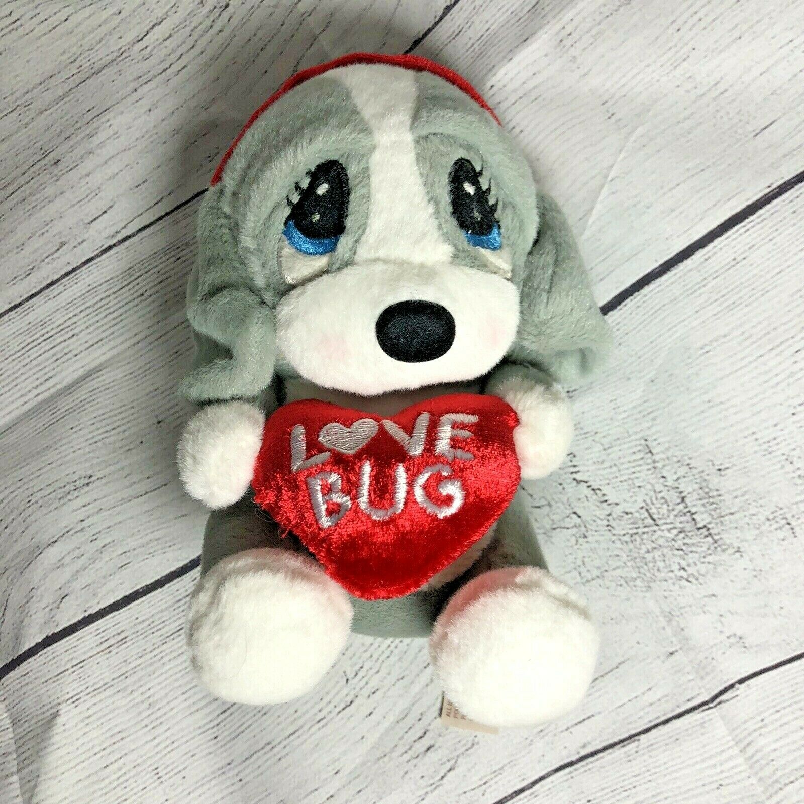 Dan Dee Sad Sam And Honey Plush Ladybug Love Bug Heart 8" Basset Hound Stuffed