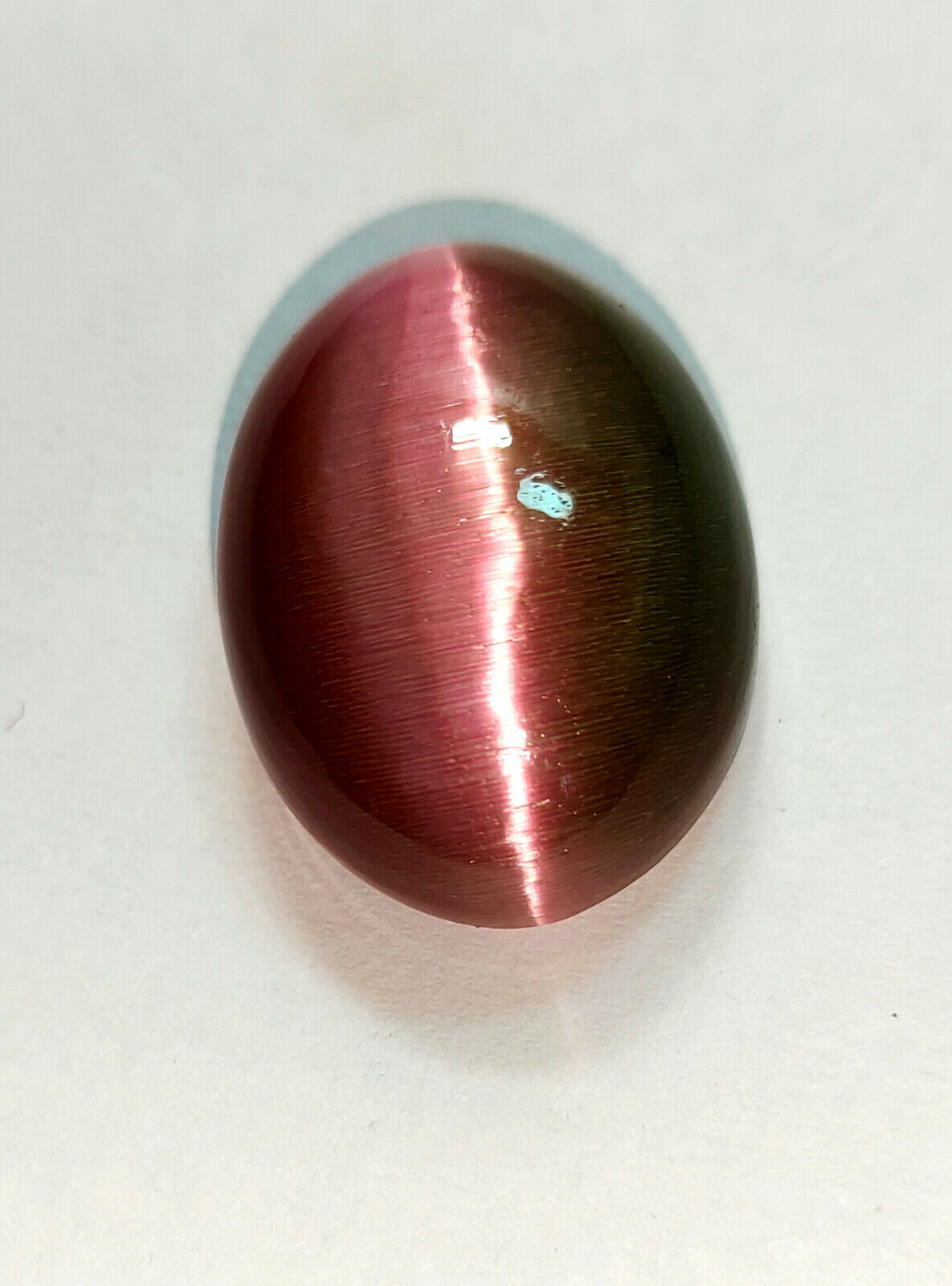 64 Crt Natural Cats Eye Chrysoberyl Pink Color Oval Cabochon Gemstone