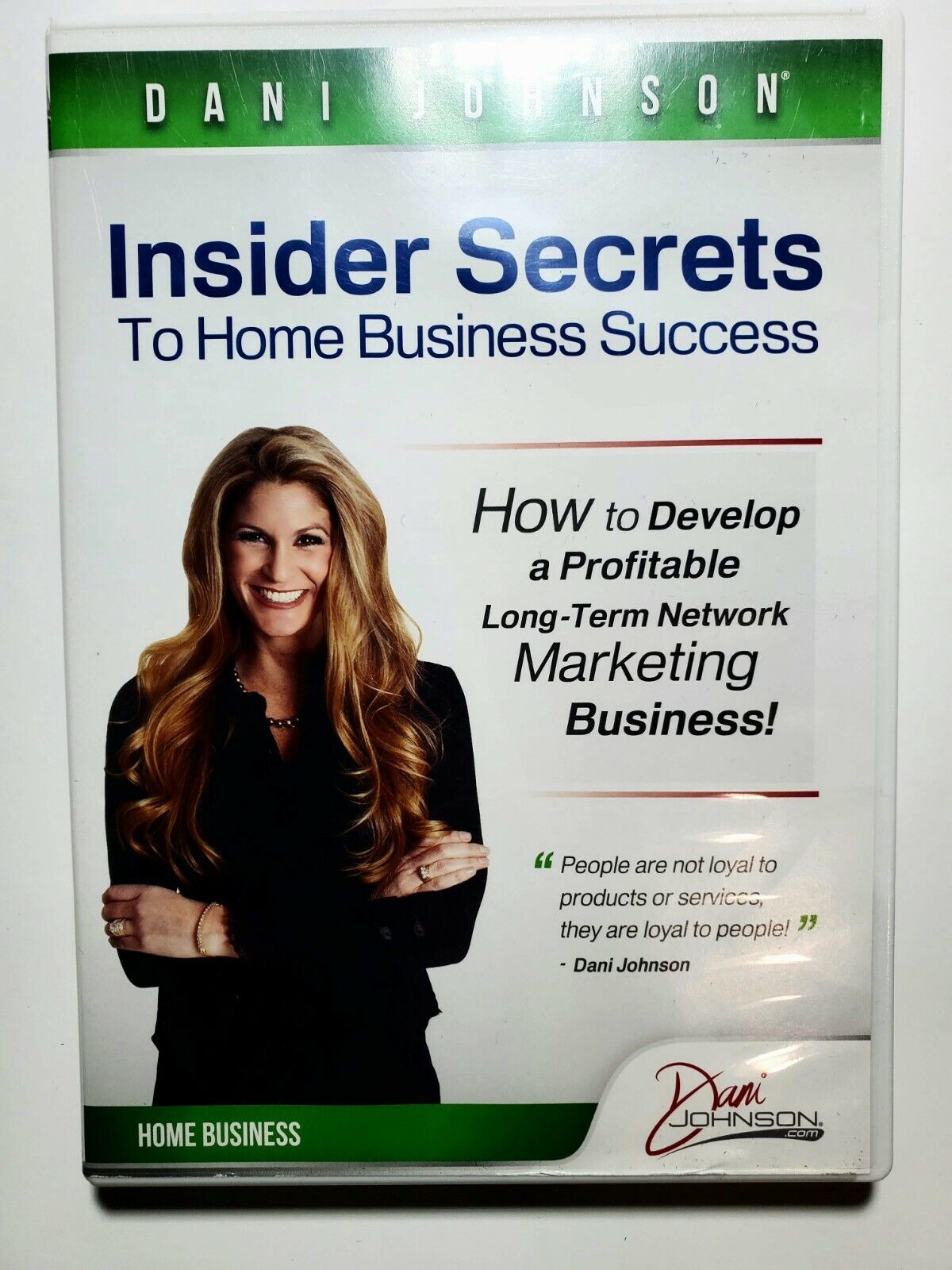 Home Business Success Insider Secrets 2009 By Dani Johnson 2 Cd's