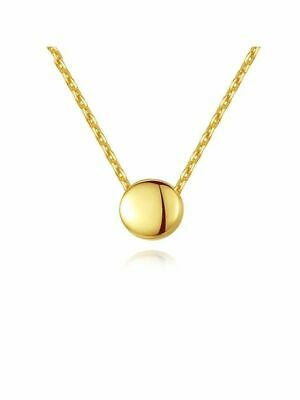 18k Gold Vermeil Over .925 Italian Sterling Silver Minimalist Necklace