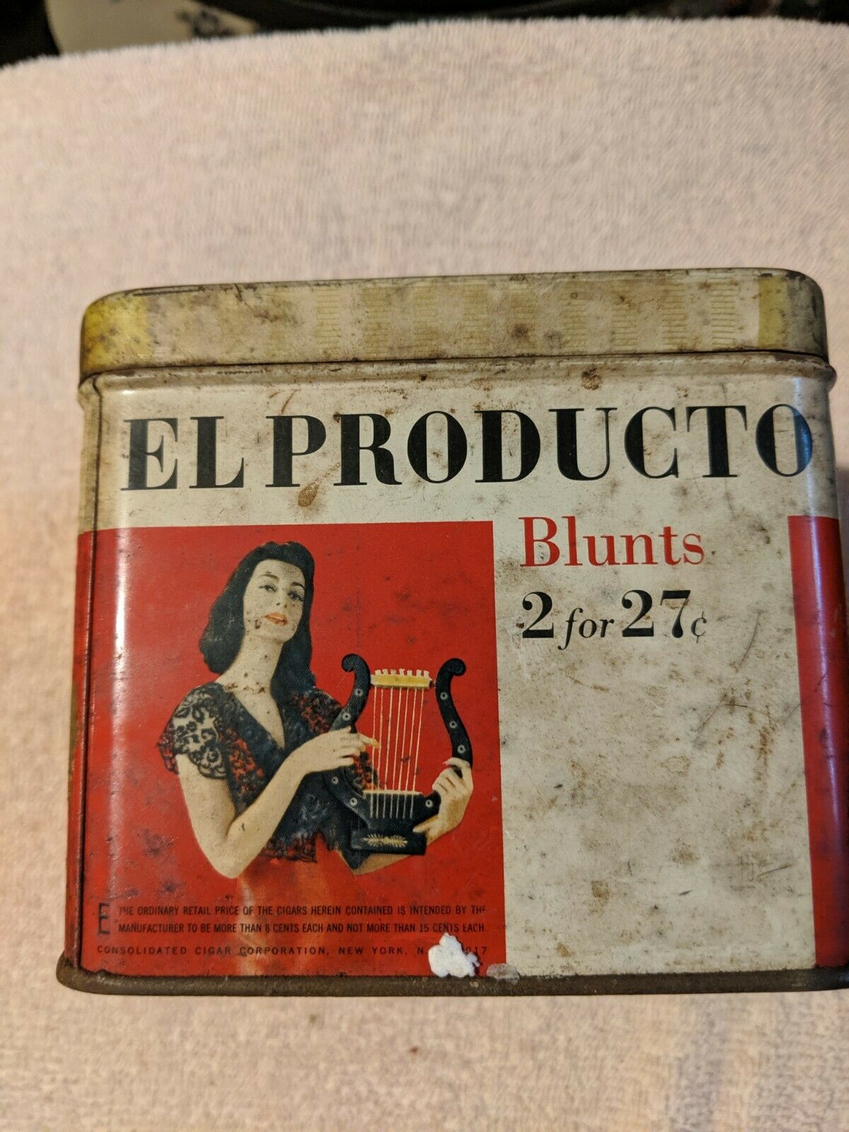 Vintage El Producto Cigar Tin