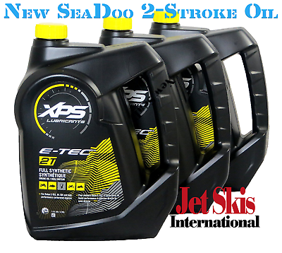 Ski-doo Can-am Sea-doo Xps 2 Stroke Fully Synthetic Engine Oil Case Of 3 Gallons